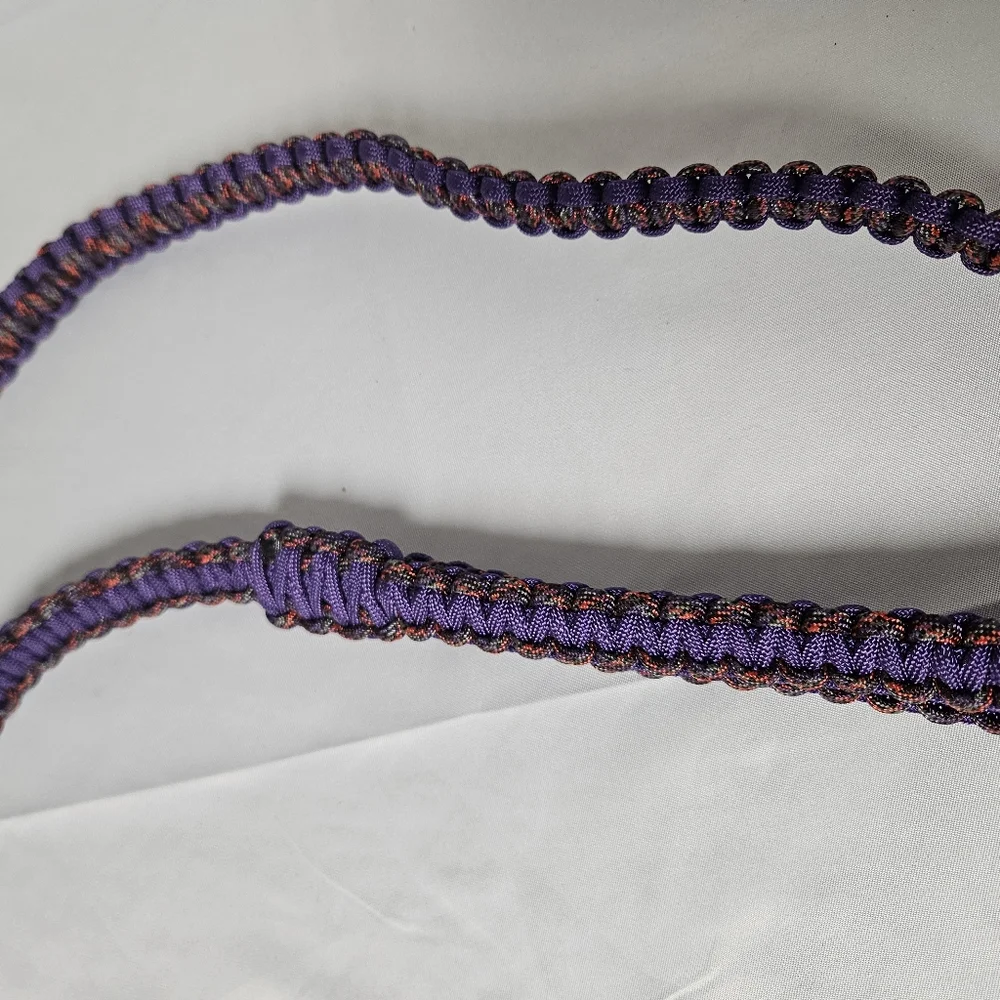 Handmade 550 Paracord‎ Purple Braided Dog Leash